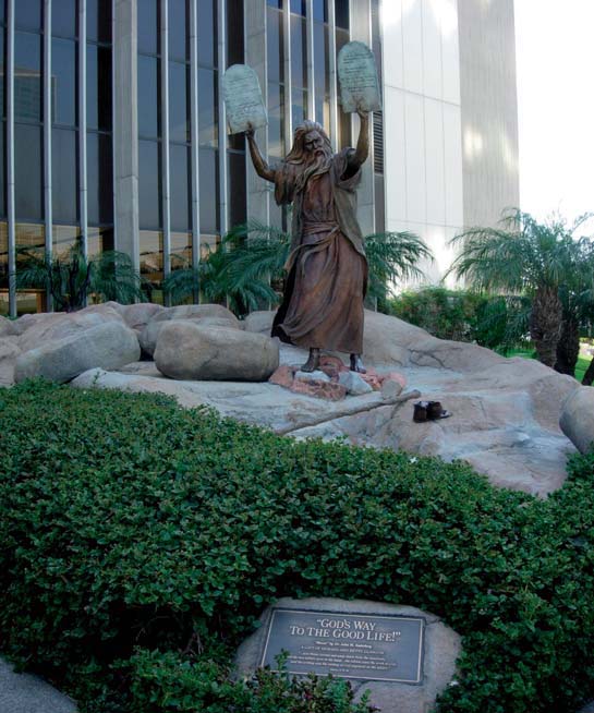 Moses med de 10 bud. Crystal Cathedral, L.A.